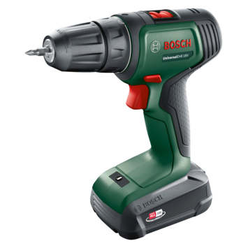 Bosch 18V accuboormachine UniversalDrill (incl. 2 accu's 1.5Ah   lader)