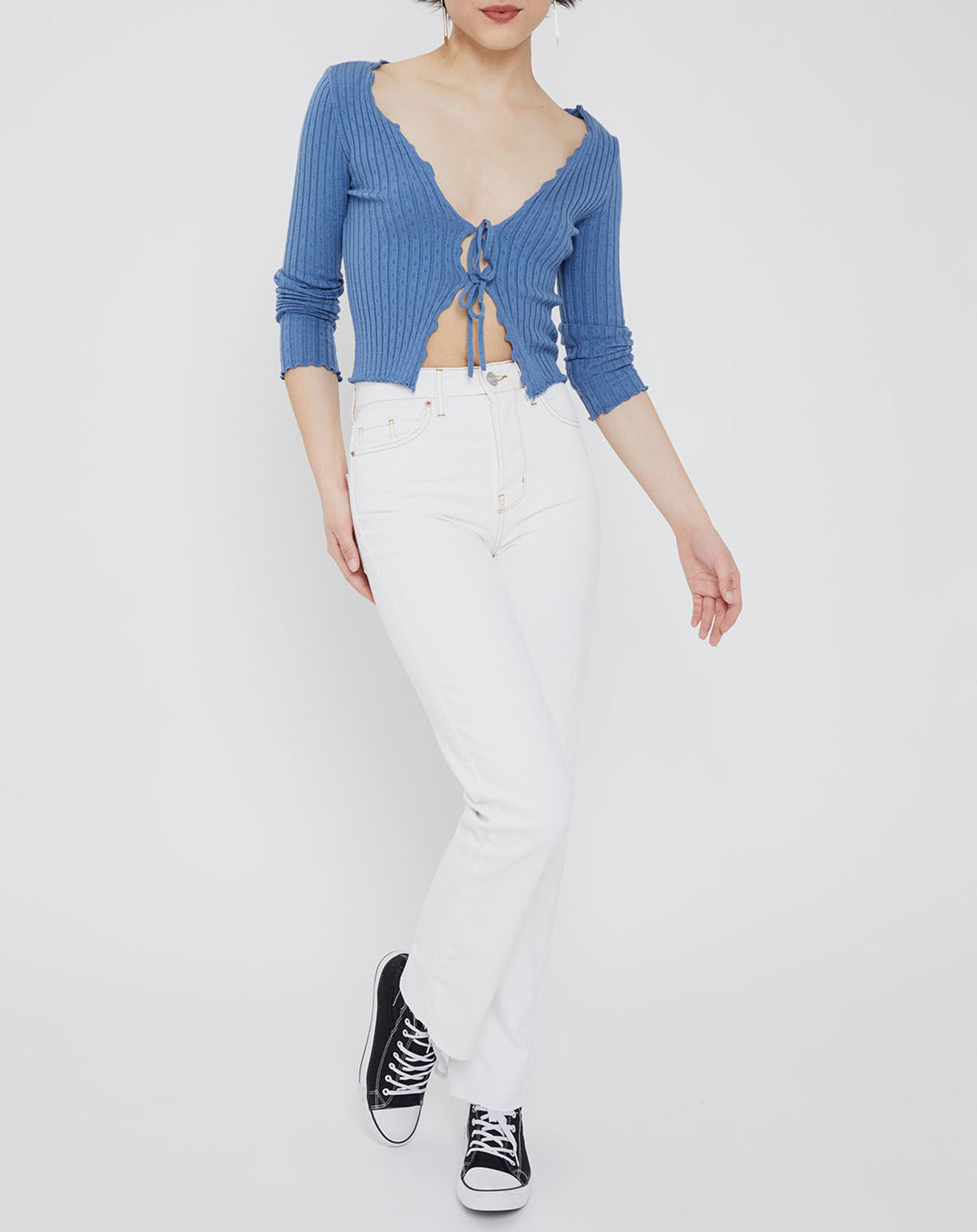 BDG by Urban Outfitters Jean Droit 100% Coton Bio pax blanc