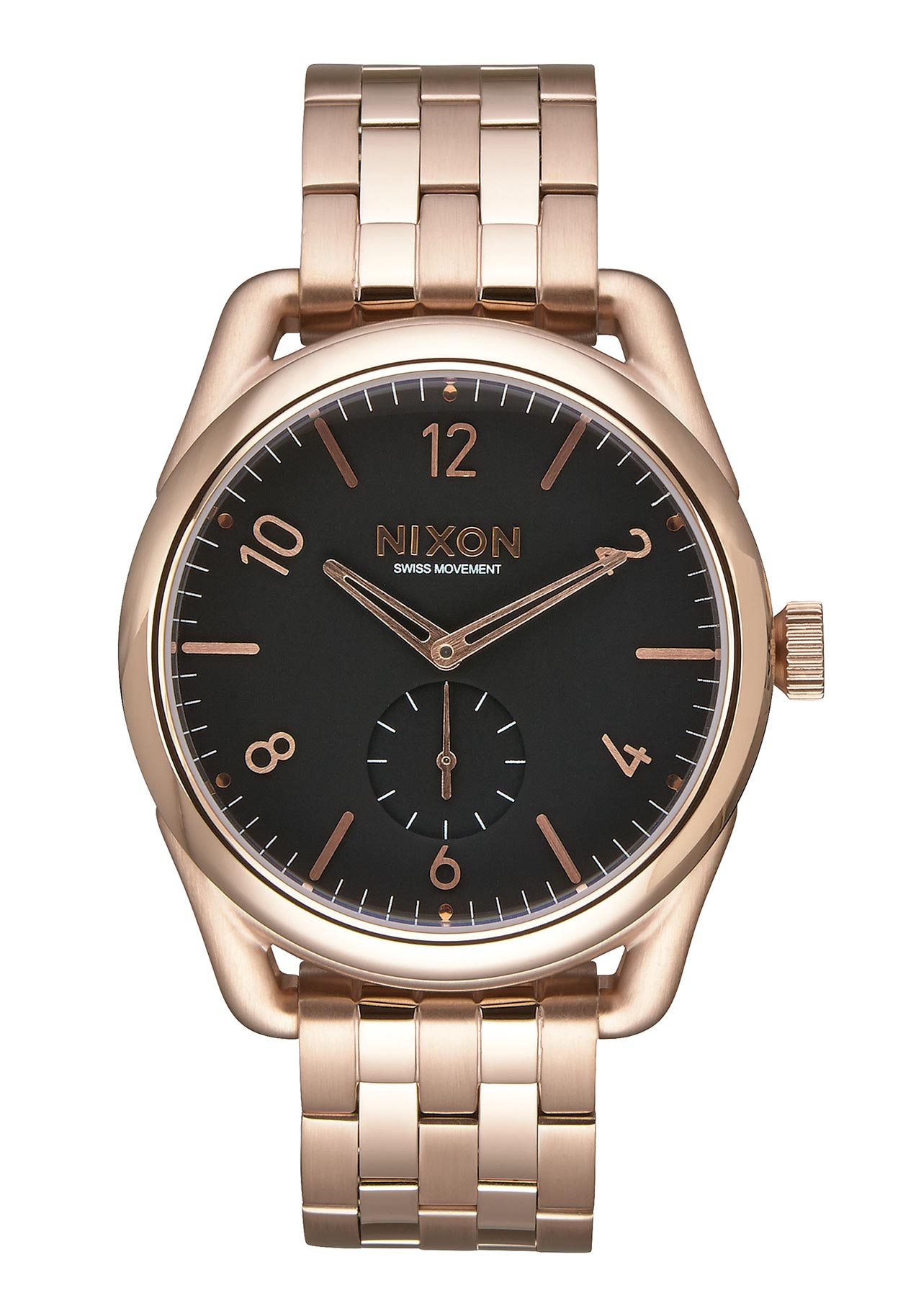 Nixon The C39 SS All Rose Gold Black Damenuhr A9501932