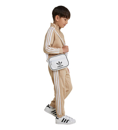 adidas Originals Tr?ningss?t - Crew set HZ - Beige/Hvid