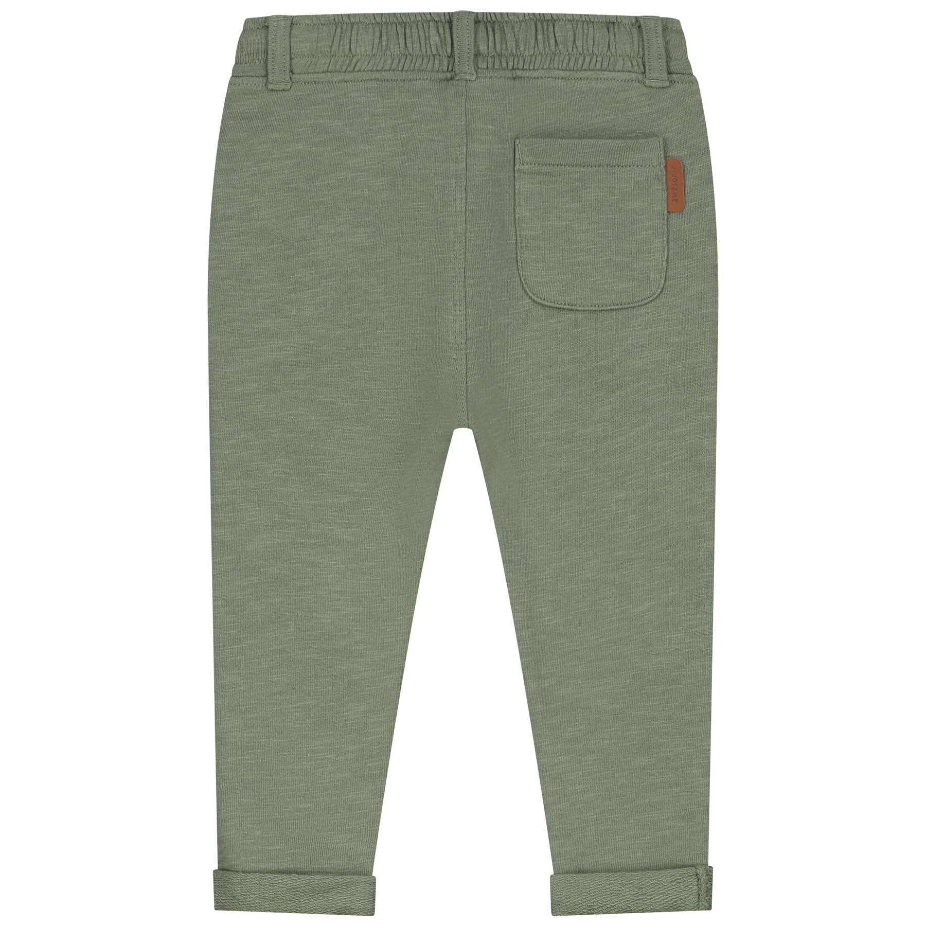 Prénatal peuter broek  effen groen