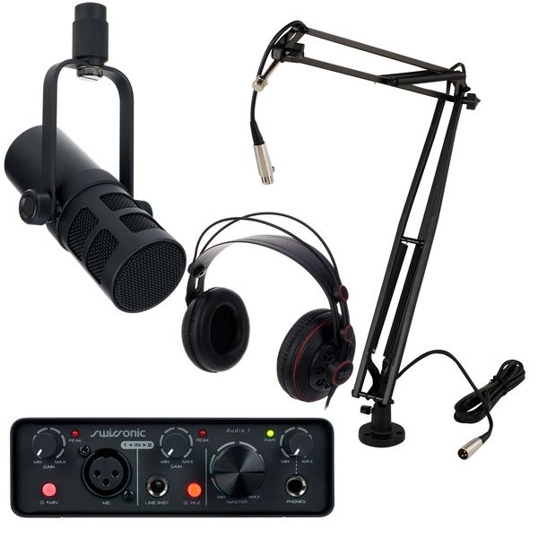 Swissonic Audio 1 Recording Bundle