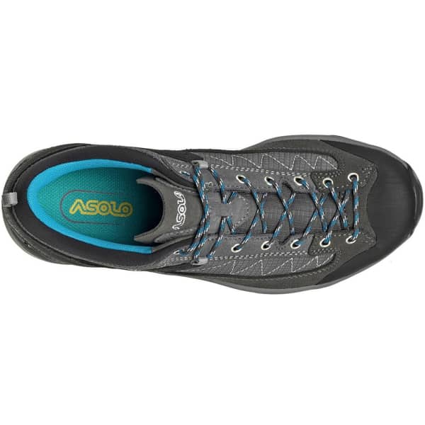 Chaussure de randonnée basse ASOLO PIPE GV ML GRAPHITE/GRAPHITE/CYAN BLUE