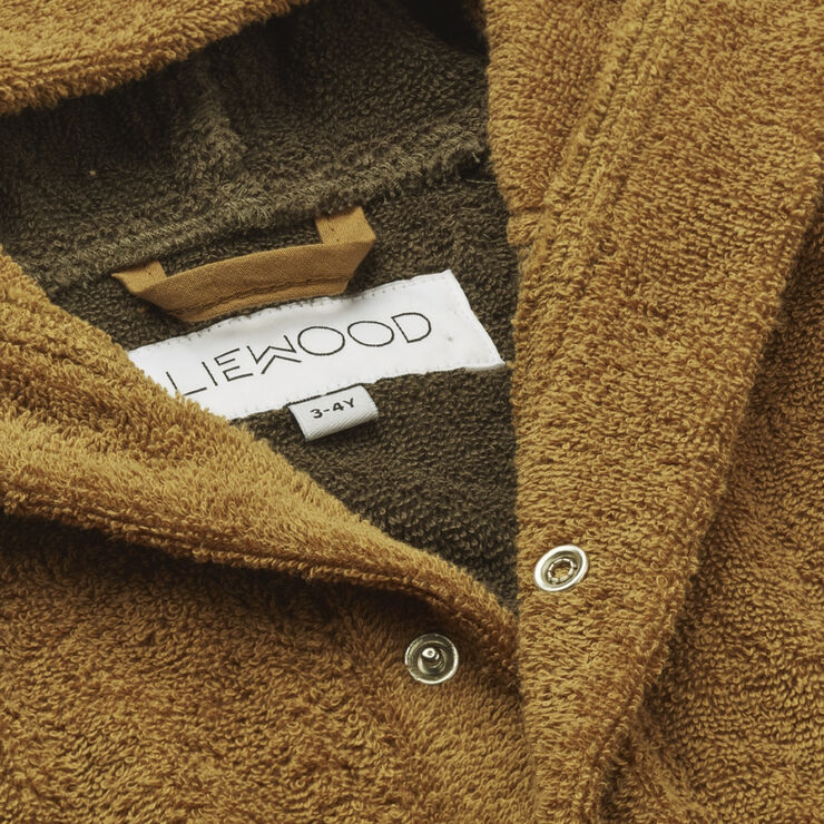 Liewood Lily bathrobe Superhero/golden caramel