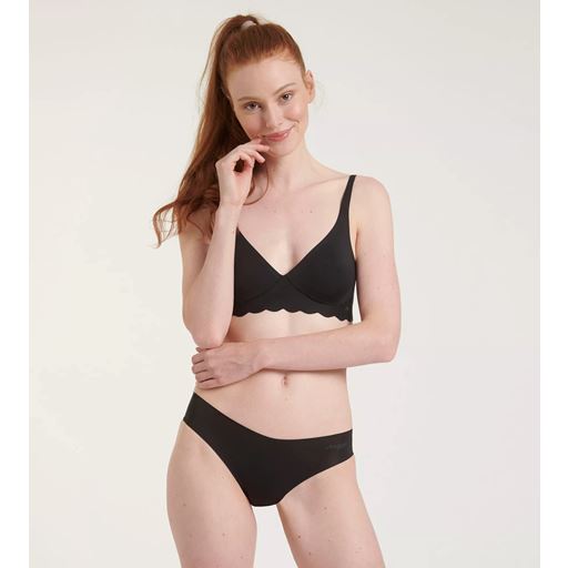 Sloggi ZERO Microfibre 2.0 Hipstring Trusser, Black, L