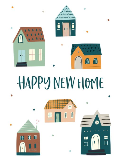 Papercute | Nieuwe woning kaart | Huisjes