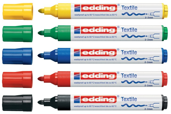 edding - EDDING TEXTIL M. 4500-5BASIC - (706716)