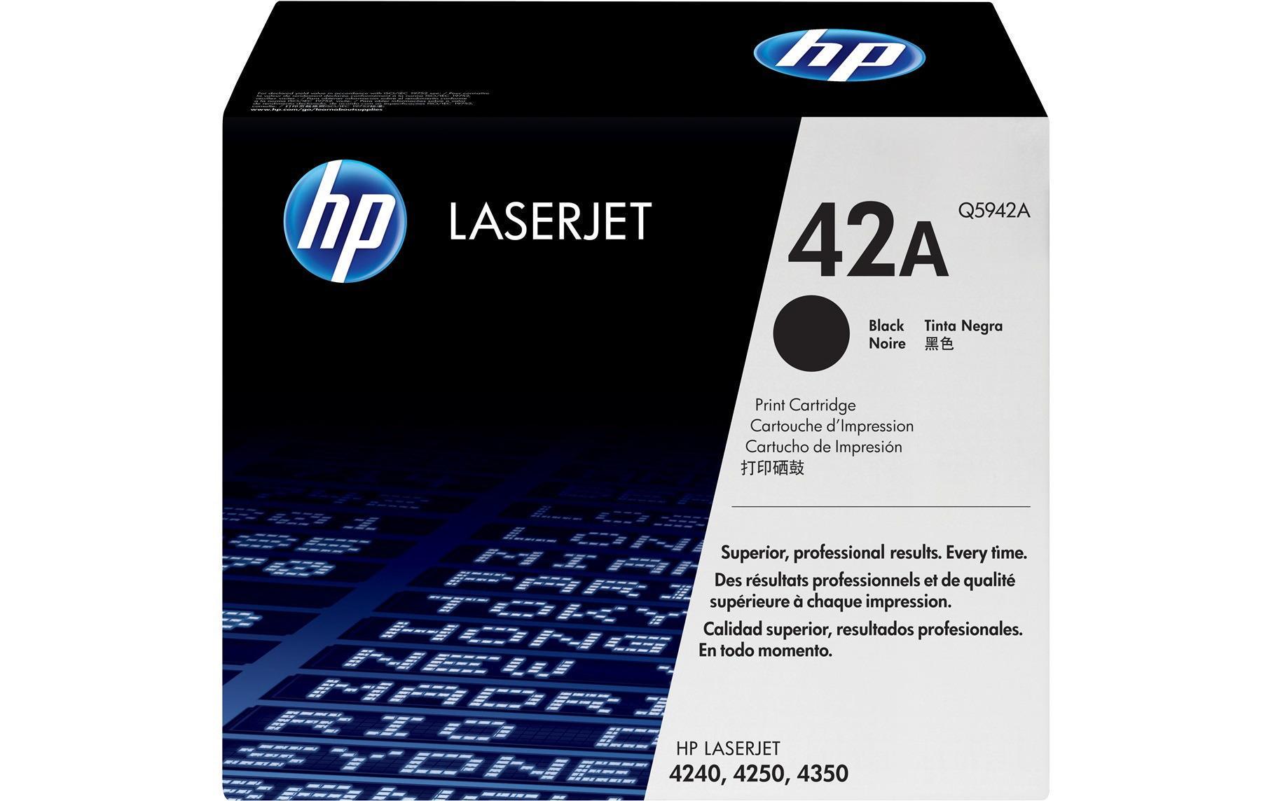 Toner Nr. 42A (Q5942A) Black<br>Tonerkartusche