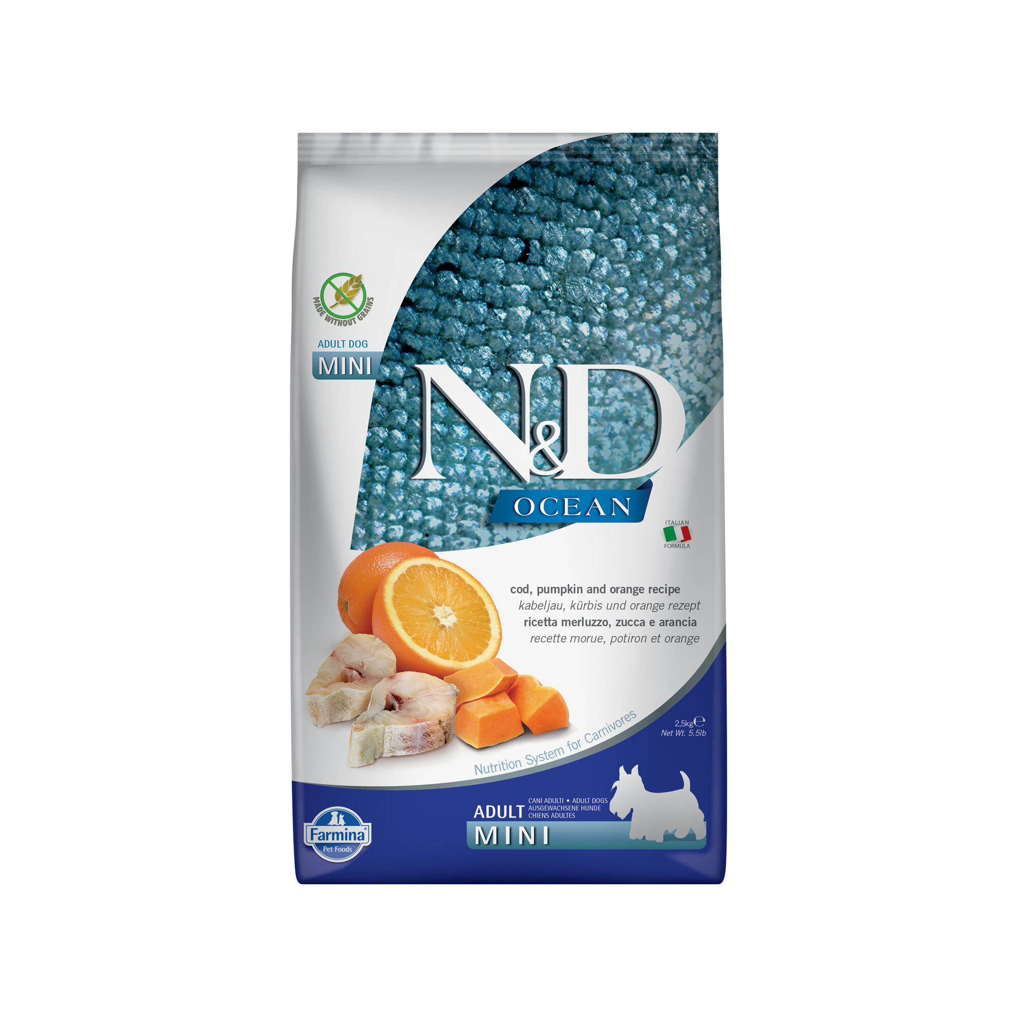 Farmina N&D Ocean Adult Mini Hondenvoer - Cod, Pumpkin & Orange