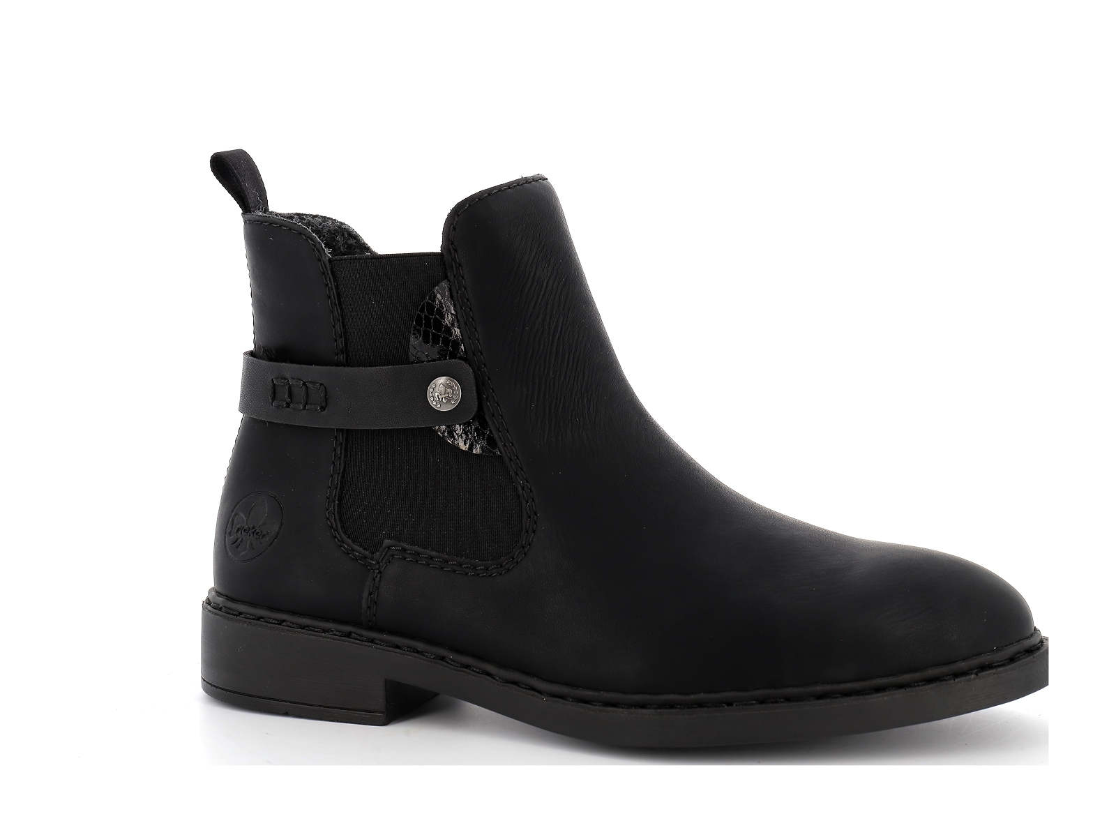 Rieker-Z6161 Synthétique Noir