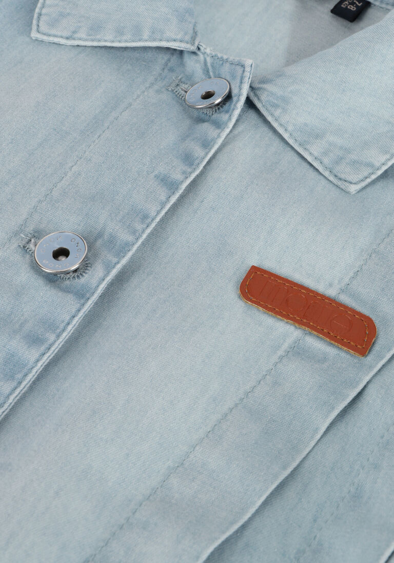 NONO blauwe nono gilet donka sleeveless denim button up vest