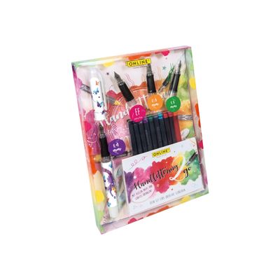 Online Handlettering2Go - Coffret stylo plume avec cartouches et différentes plumes - Spring vibes