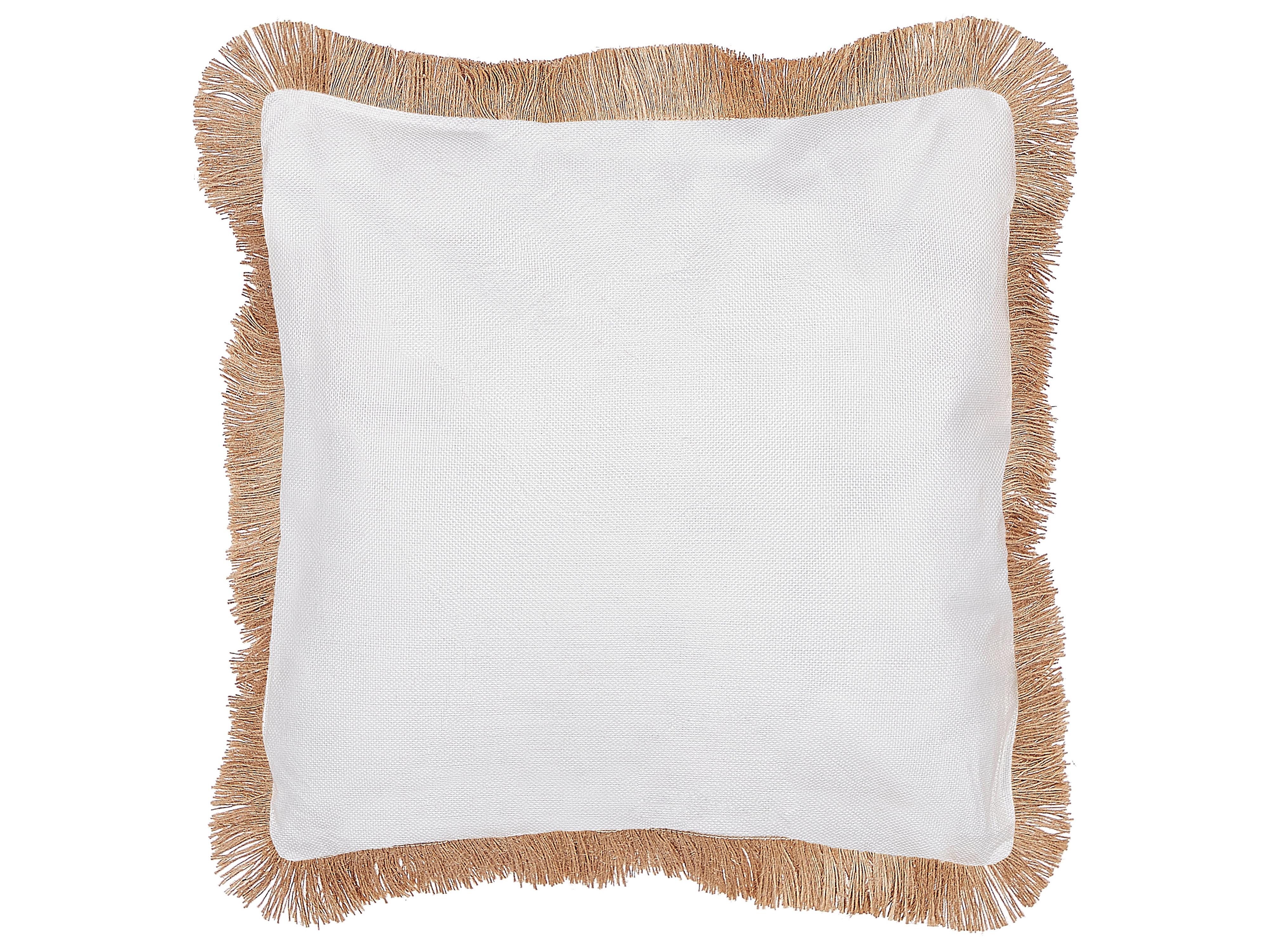 Set van 2 sierkussens GERANIUM 45 x 45 cm Beige oosters patroon