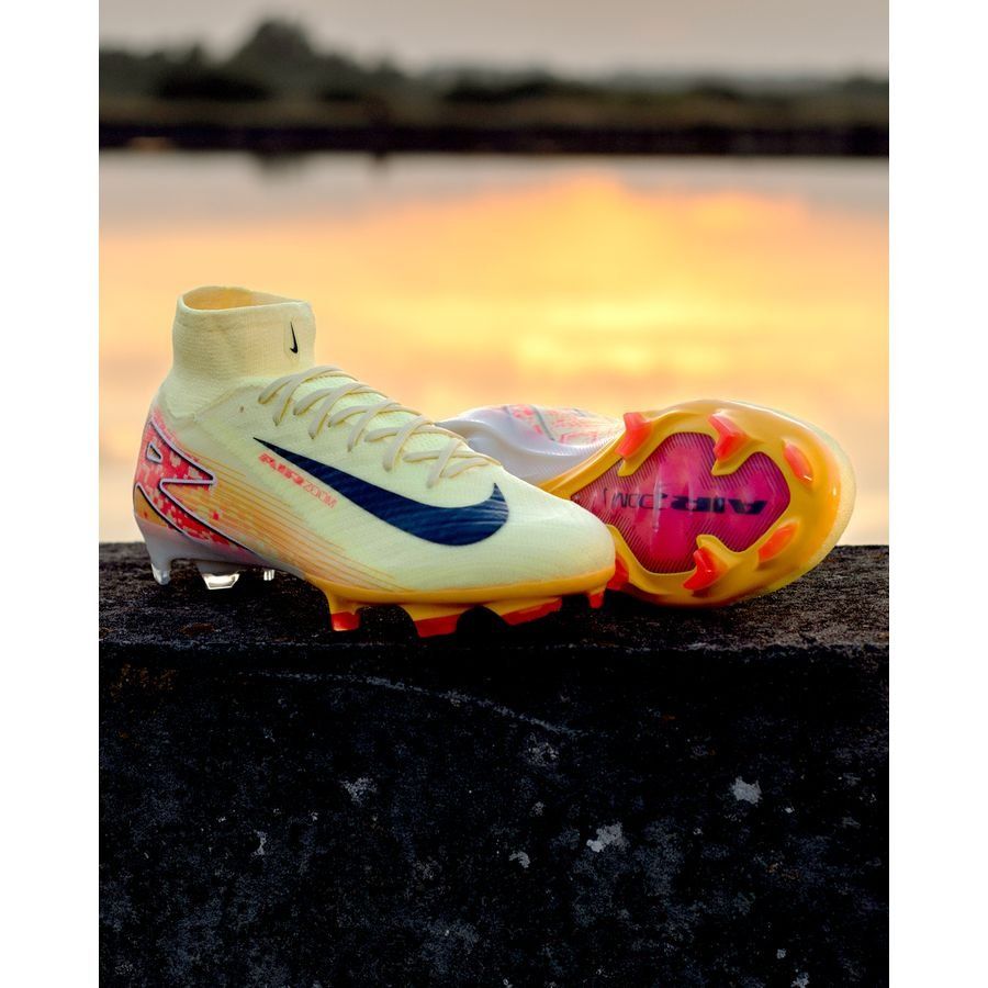 Nike Air Zoom Mercurial Superfly 10 Elite FG Mbappé Personal Edition - Orange/Bleu