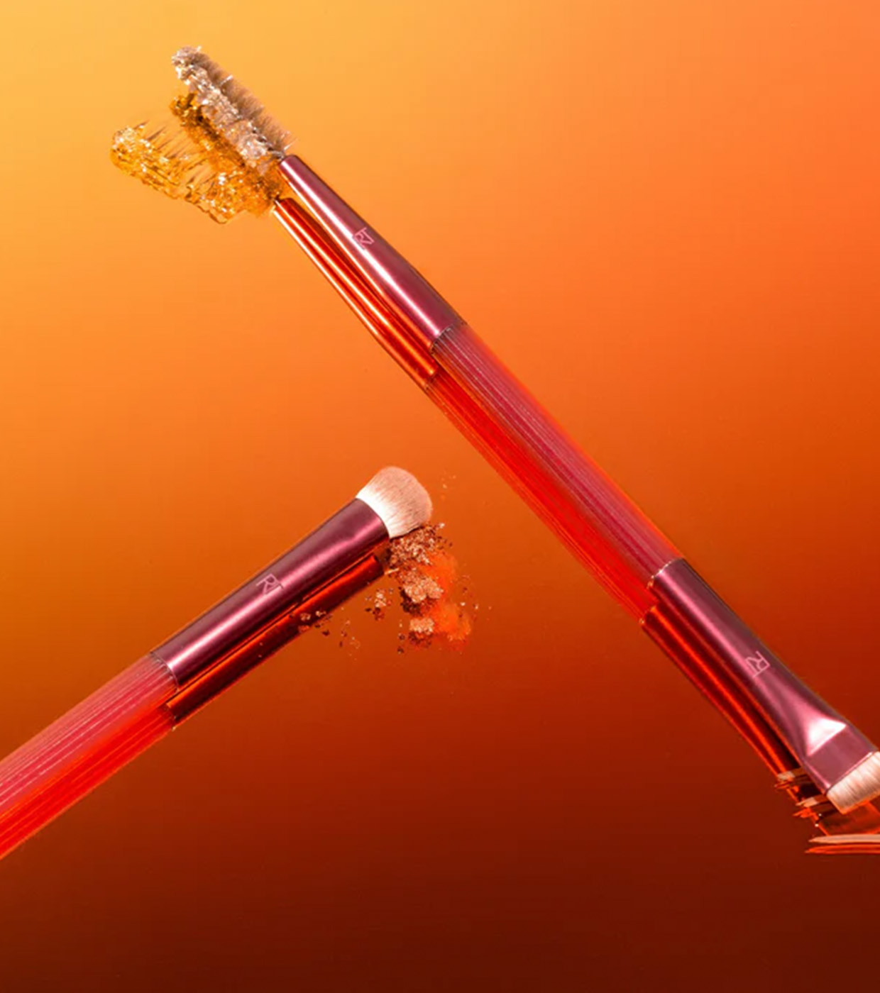 Técnicas reais - *Solar Power* - Smolder Eye and Brow Brush Duo