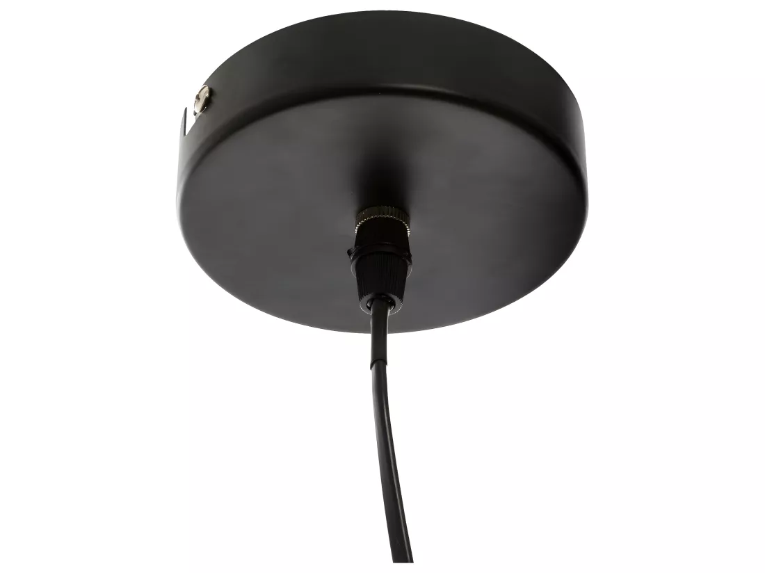 Luminaire Suspension en Rotin et Métal D 38 cm