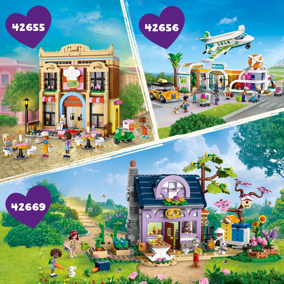 Lego - Lego Friends - Heartlake City Lejligheder Og Butikker - 42670