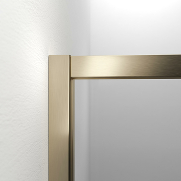 Sealskin Draaideur voor nis Contour 90x200 cm Goud geborsteld