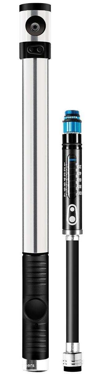 Crankbrothers Klic HP Manometer Minipomp Zilver