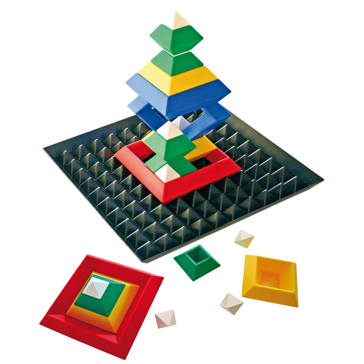 EDUPLAY Triangle Puzzle mit Base