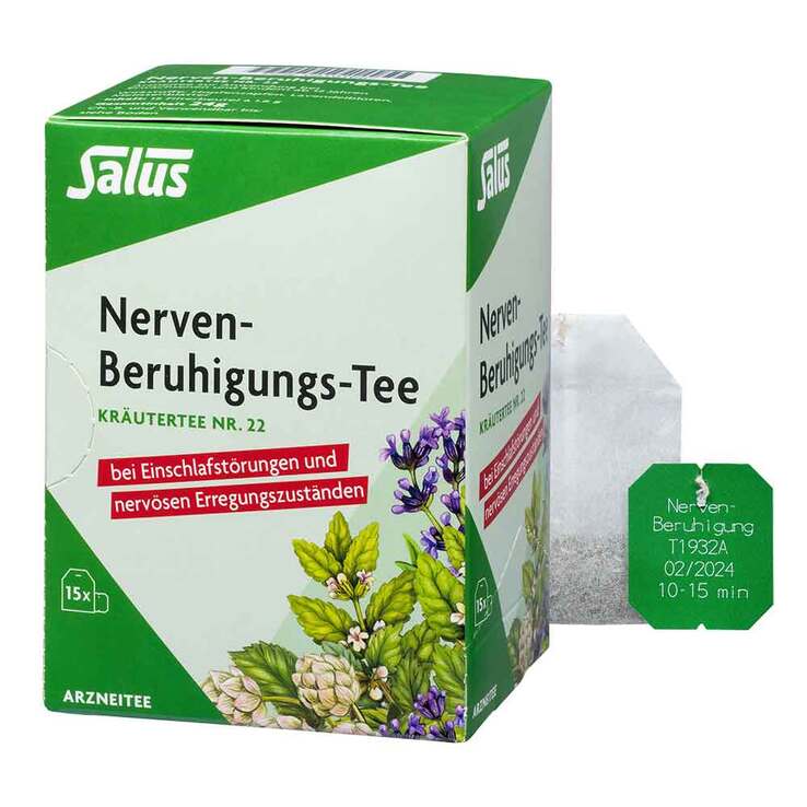 Nerven-Beruhigungs-Tee Kräutertee Nr.22 Bio Salus, 15 St