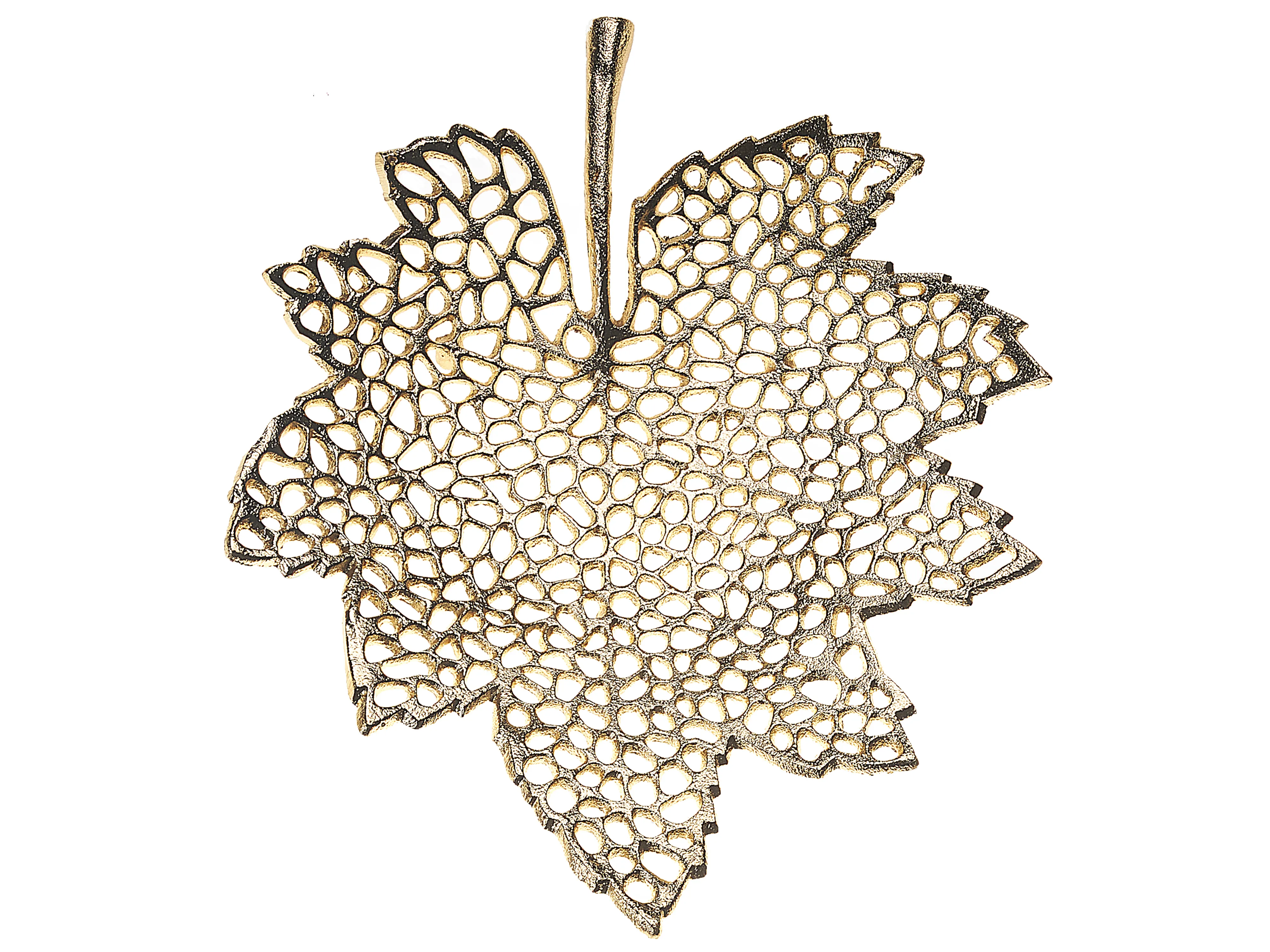 Set van 3 juwelenschaaltjes Blad PEMALI Metaal Goud