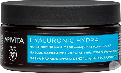 Apivita Hyaluronic Hydration Masque Cheveux Hydratant Pot 200ml