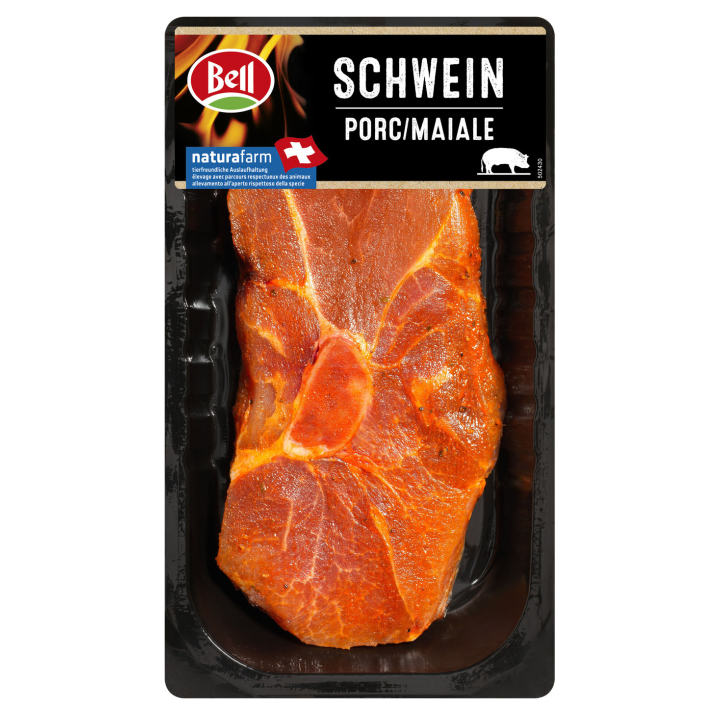 Nautrafarm Bell Schweins Holzfällersteak mariniert ca. 260g