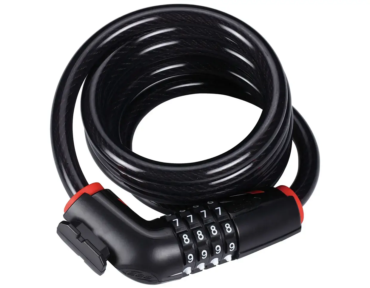 BBB Cycling CodeLock Kabel Fietsslot 12mm x 180cm Zwart