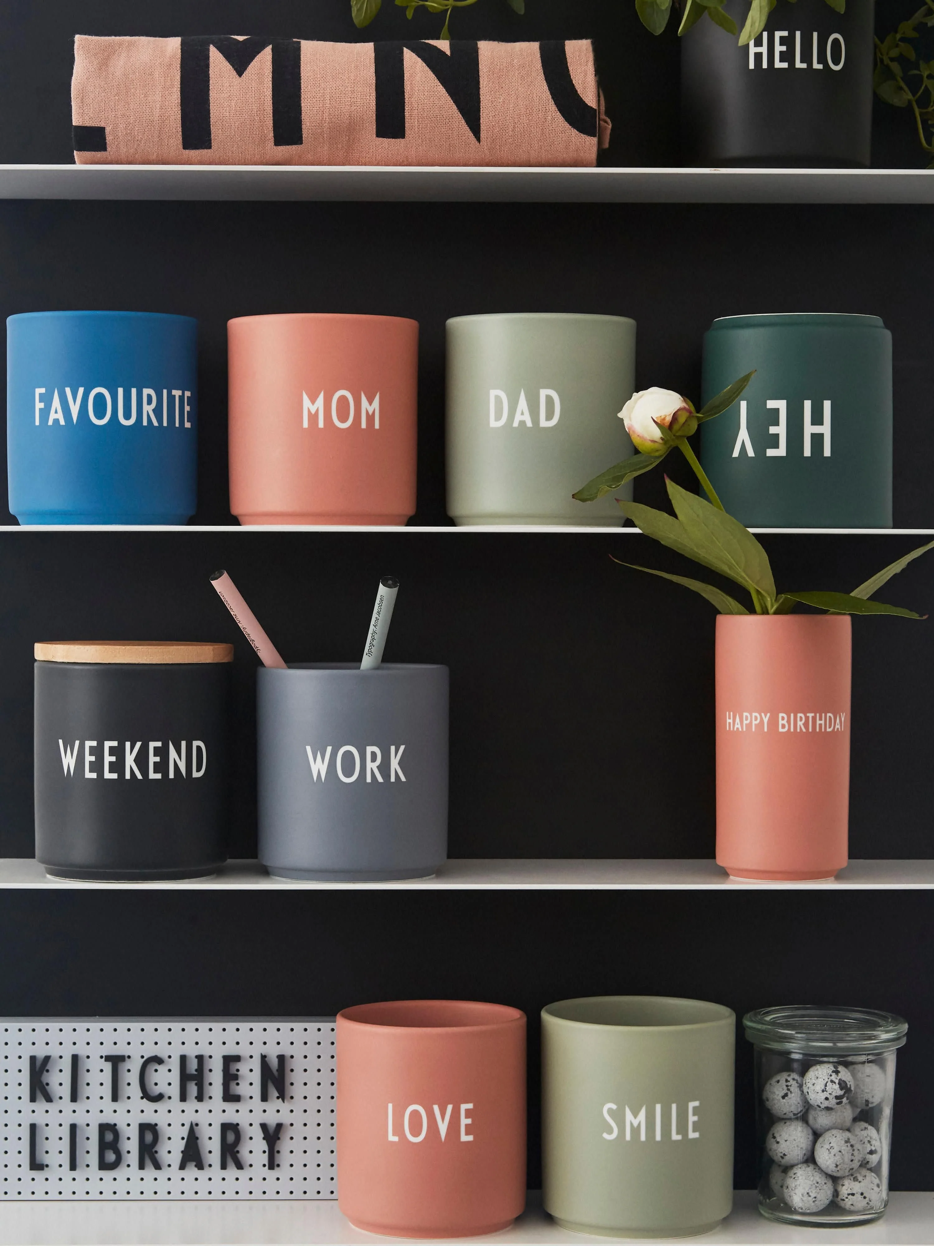 Kopje Favourite Dad/Love met opschrift