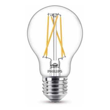 Philips LED peer E27 40W filament helder warmglow dimbaar