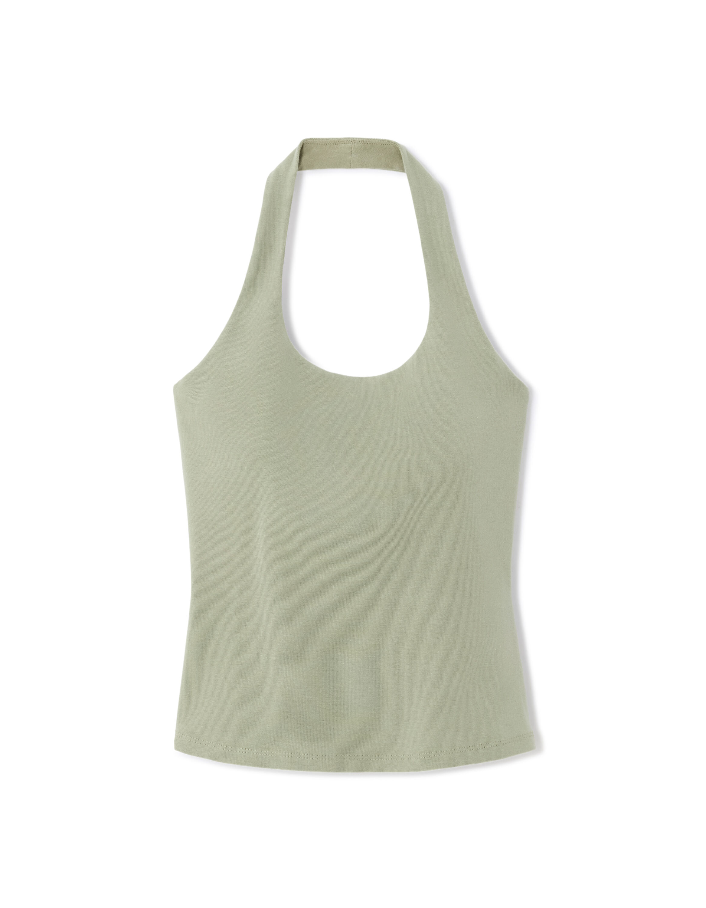 Débardeur dos nu avec brassière intégrée - vert