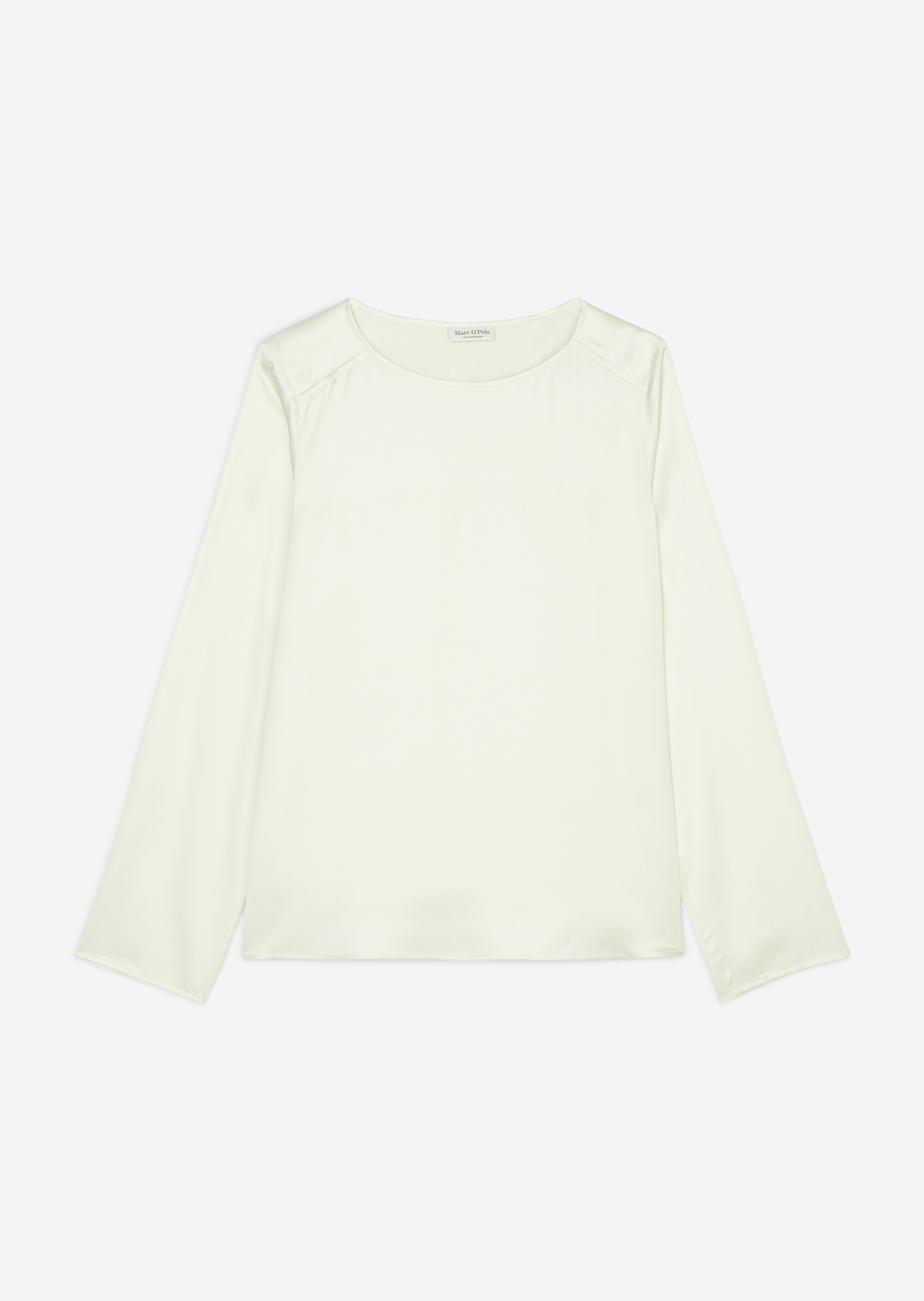 Fließendes Blusenshirt regularaus Viskose-Satin