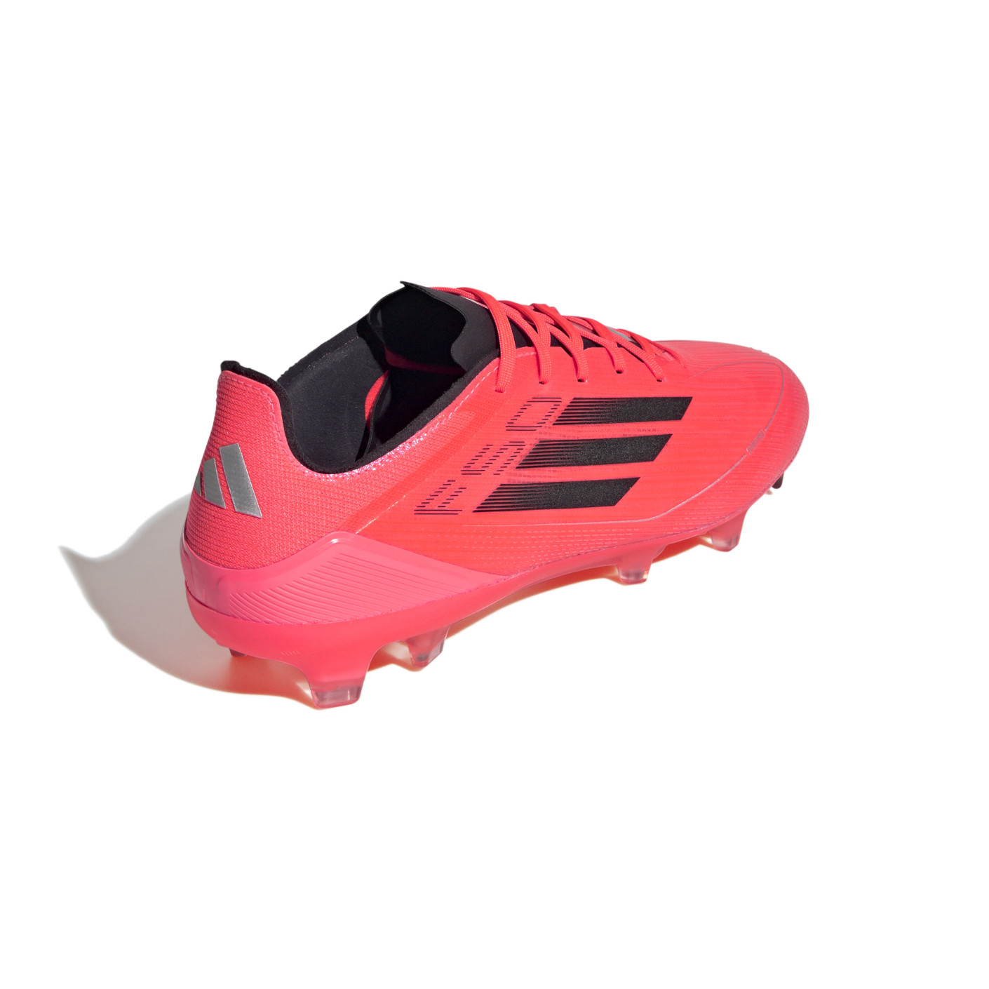 Adidas F50 Pro Gras Voetbalschoenen (FG) Felrood Zwart Zilver