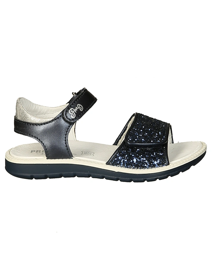 Sandalen VIOLA mit Glitter in dunkelblau