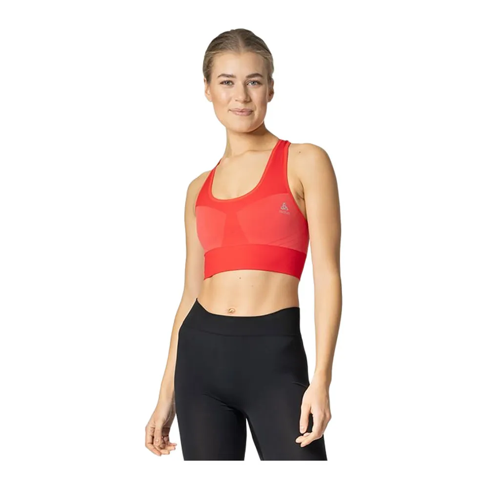 Odlo SEAMLESS MEDIUM - Brassière Femme cayenne