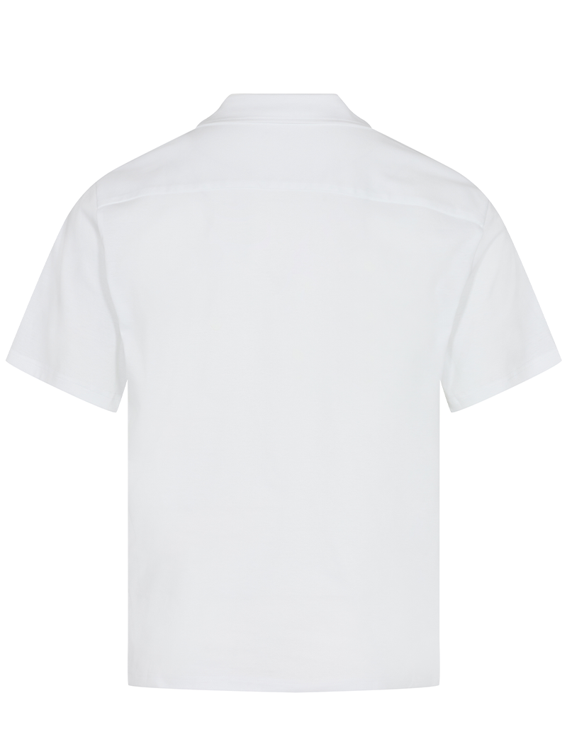 MOS MOSH CHEMISE MANCHES COURTES HOMME MARCO BLANC