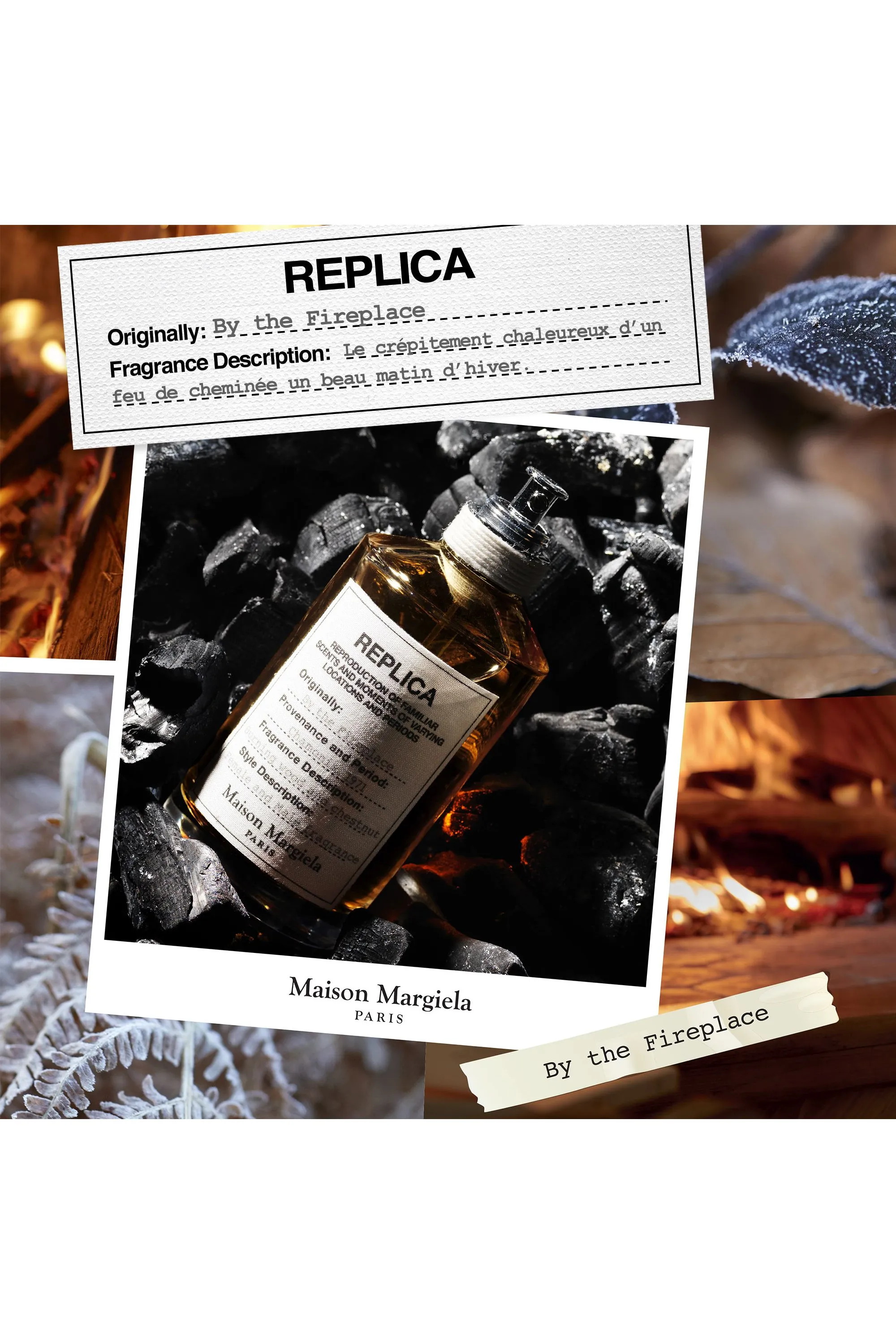 Maison Margiela REPLICA By the Fireplace Eau De Toilette Boisé-10 ml