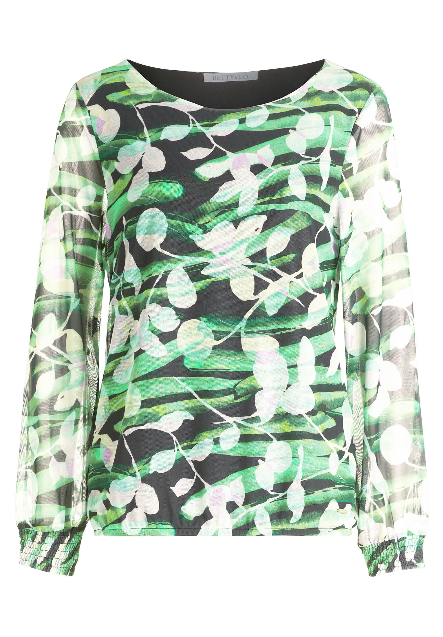 Betty & Co| Damen Blusenshirt mit Tunnelzug