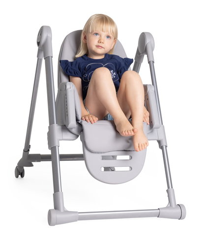 Chaise haute Polly Armonia Steel - CHICCO