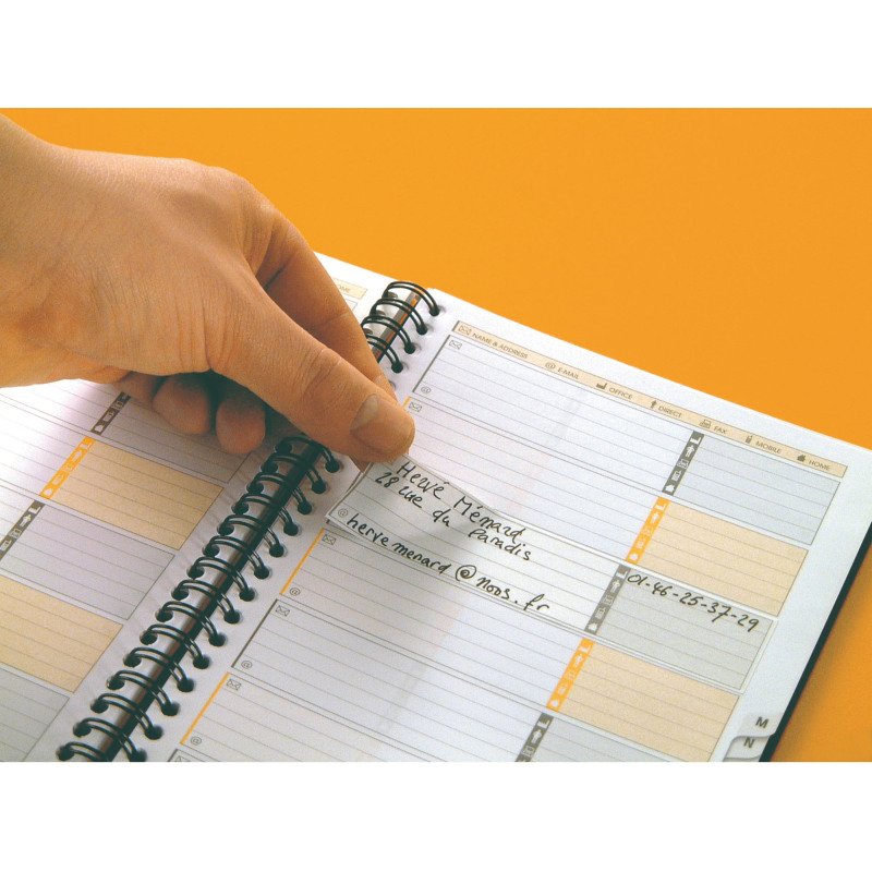 Répertoire Alphabétique spirale Oxford International AddressBook 14,8 x 21 cm préimprimé 144 pages