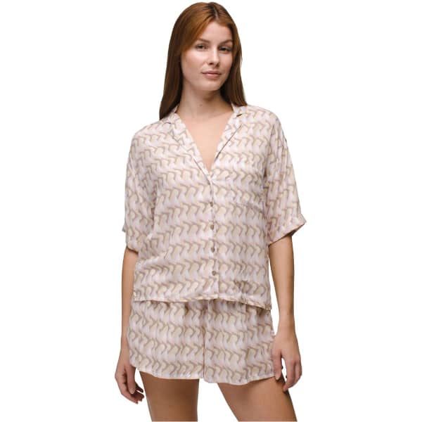 Chemise PRANA IGUALA TOP W HIGH TIDE RETRO GEO