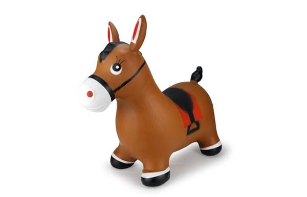 Jamara Hopping animal horse brown with pump, Dyr, 1 år, Brun