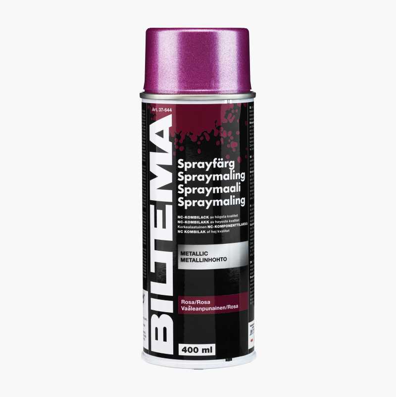 Spraymaling, metallic, rosa, 400 ml