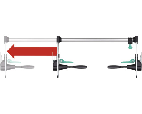 Deurkozijnmontageset Wolfcraft deurkozijnklem voor alle deuren van 600-1000 mm breed
