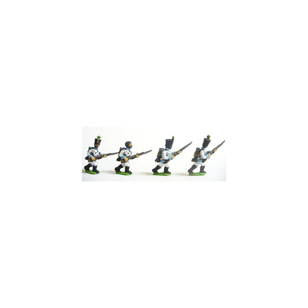 Assorted Fusilier in Shako, attacking