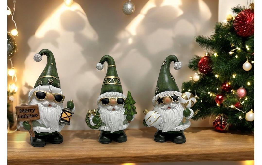 Weihnachtsfigur »Dameco Santa's 3-er Set«