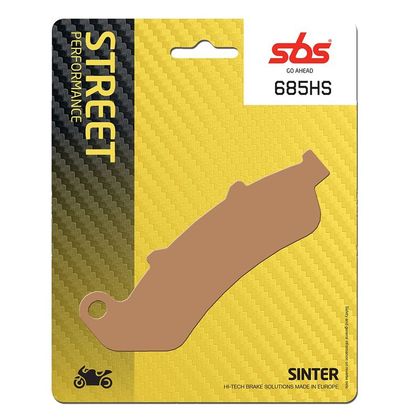 Plaquettes de freins SBS 685HS Sinter Métal Fritté avant