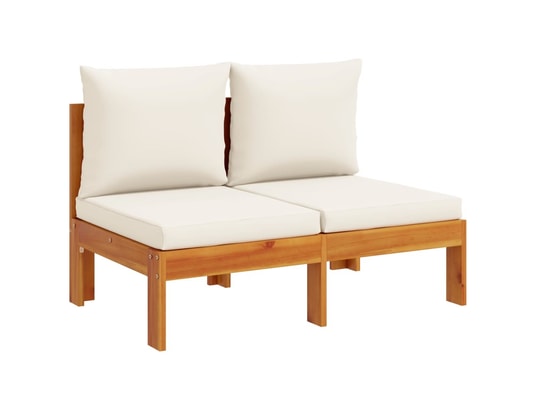 LES TENDANCES - Salon extérieur Salon de jardin-blanc-10 places-68x68x64-496281