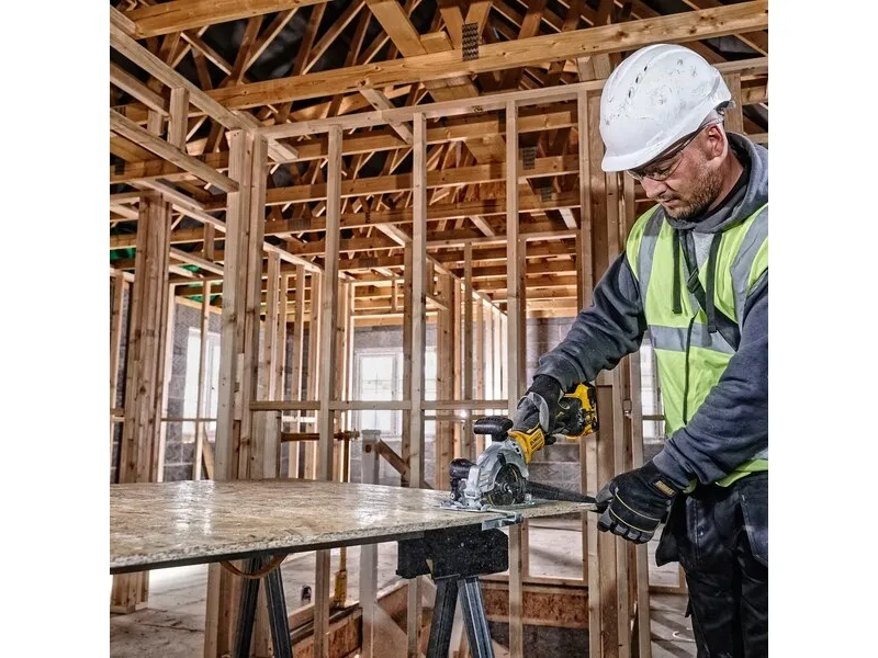 DeWALT DCS571P2, Træ, Gul, 11,5 cm, 4500 rpm, 4 cm, 102 dB